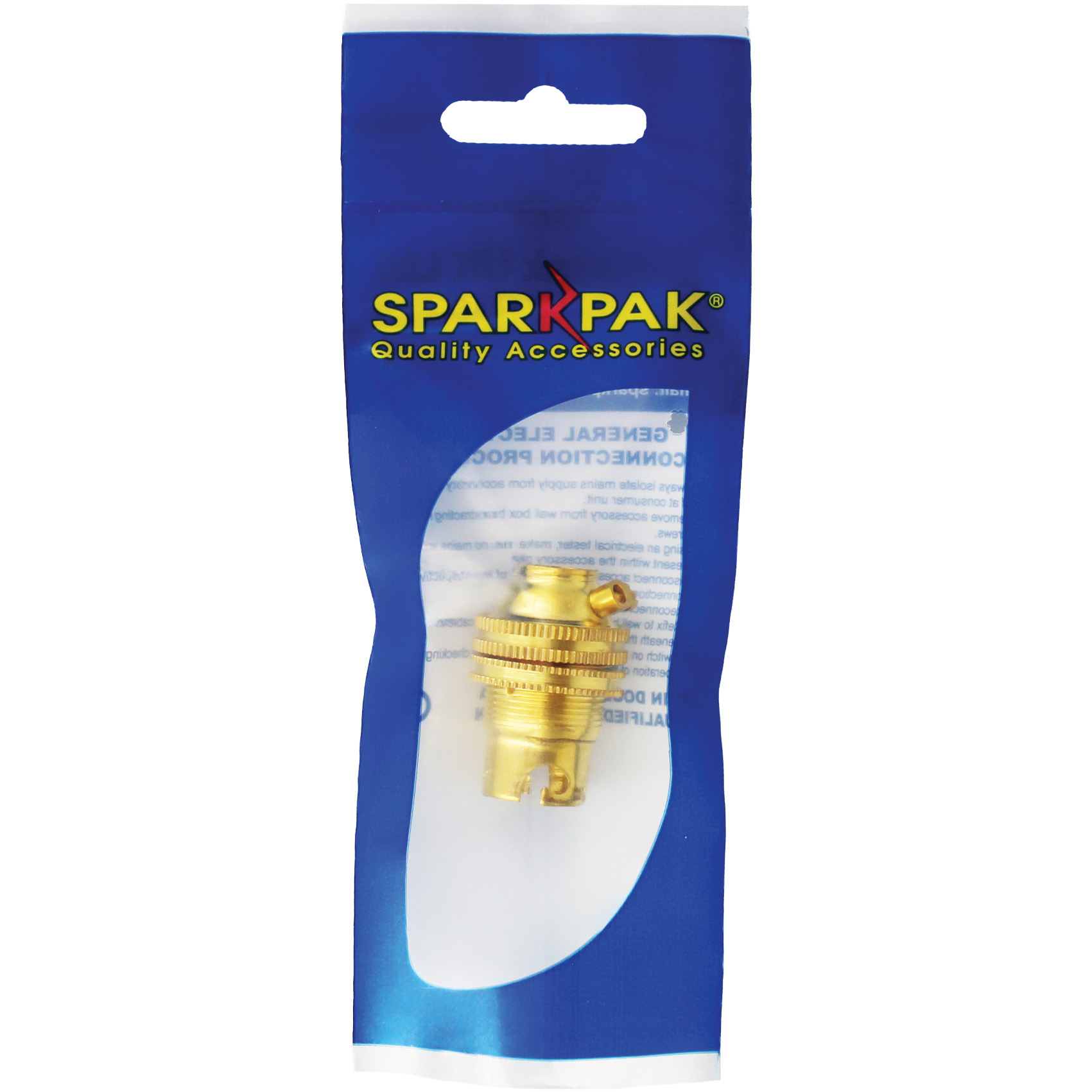 SBC Unswitched Brass Lampholder