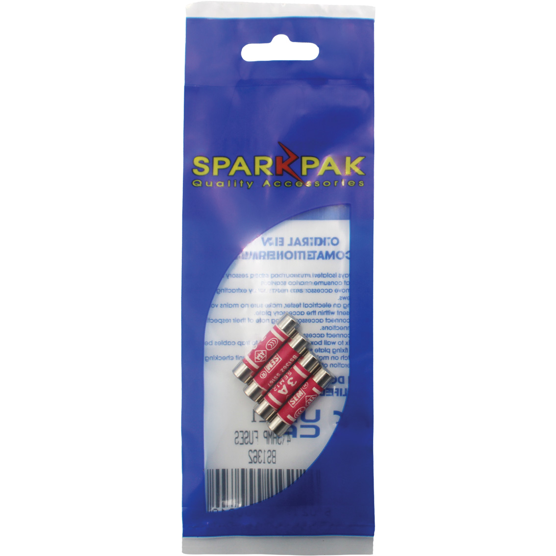 4x 3A Fuses 9 (BS1362)