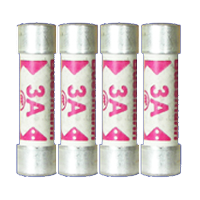 4x 3A Fuses 9 (BS1362)