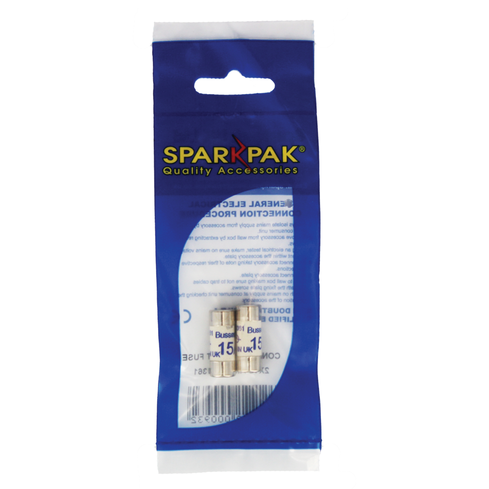 2x 15A Cons Unit Fuses