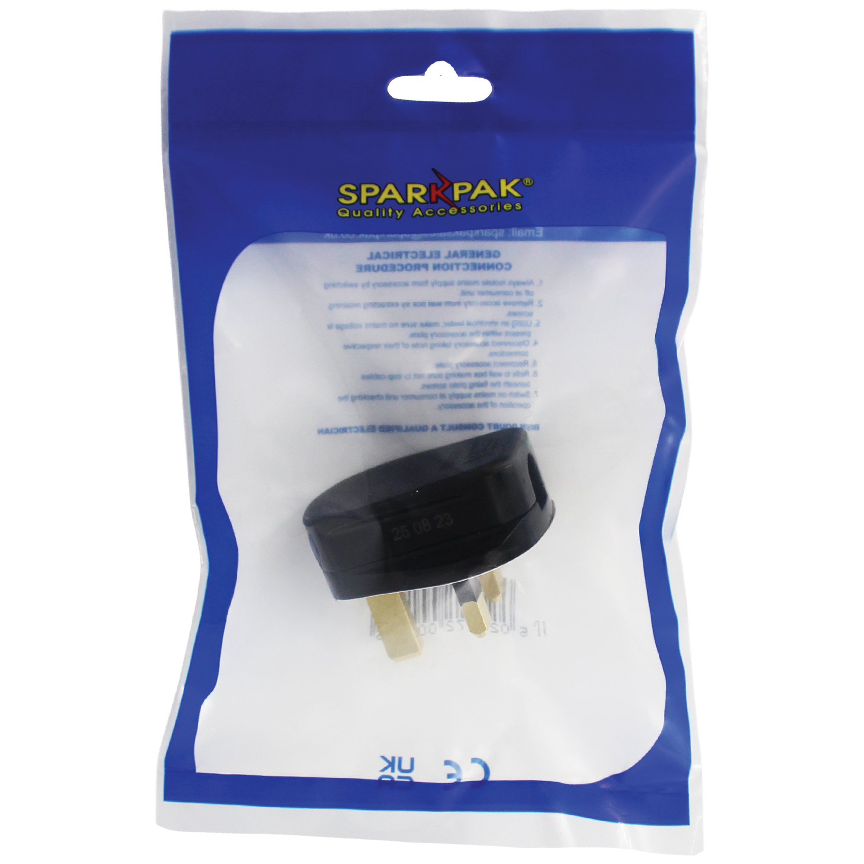 13A Resilient Plug Black