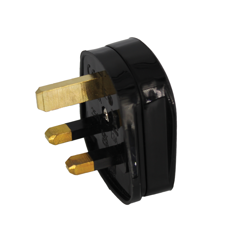 13A Resilient Plug Black