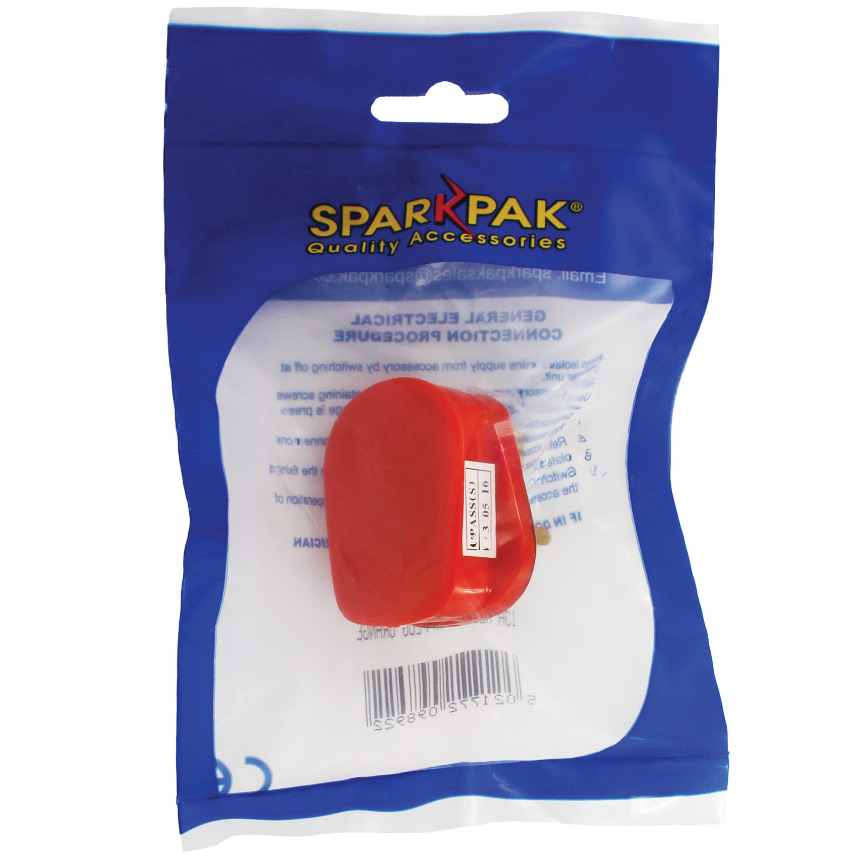 13A Resilient Plug Orange