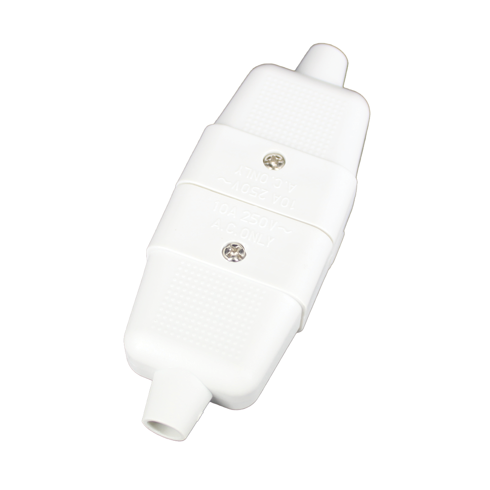 10A 2 Pin Flex Connector White
