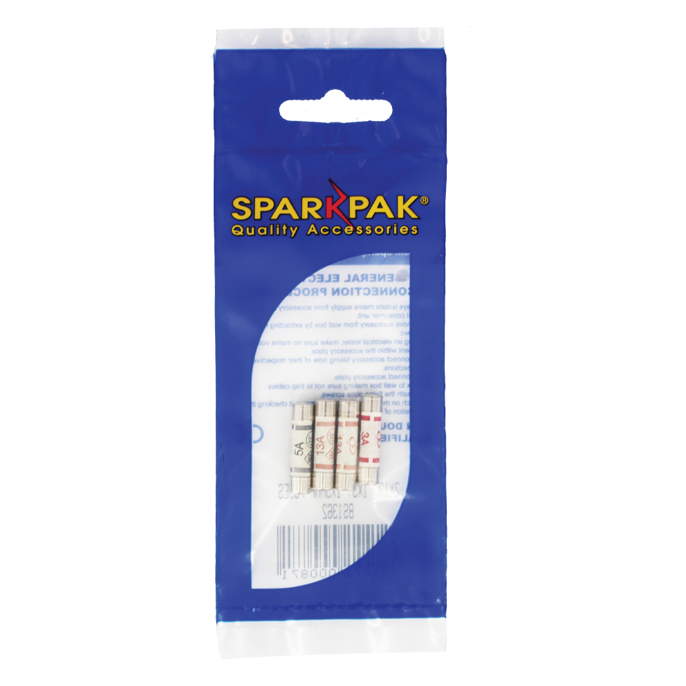 2x 13A, 1x 3A, 1x 5A Fuses