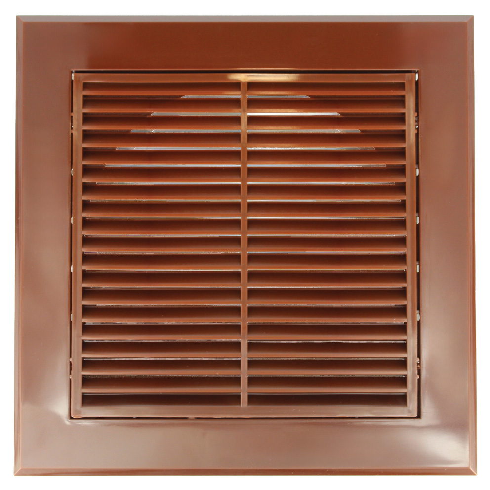 6in Fixed Grille Brown