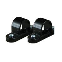 Black Spacer Bar Saddles (2)