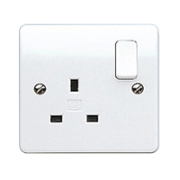 MKPPK2757 13A 1G Switched Socket