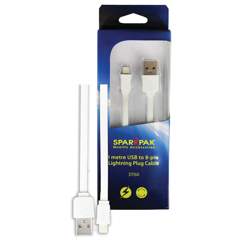 1m USB to 8-Pin Lightening Plug Cable