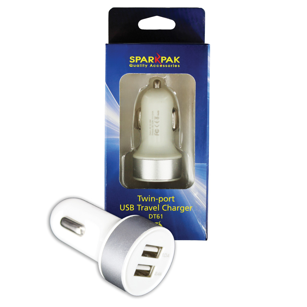 Twin-Port USB Travel Charger