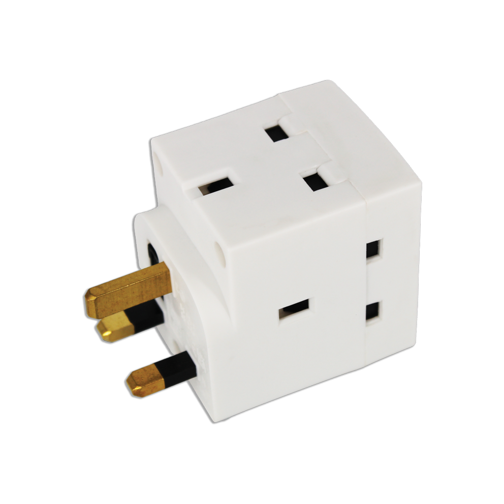 13A 3W Fused Adaptor