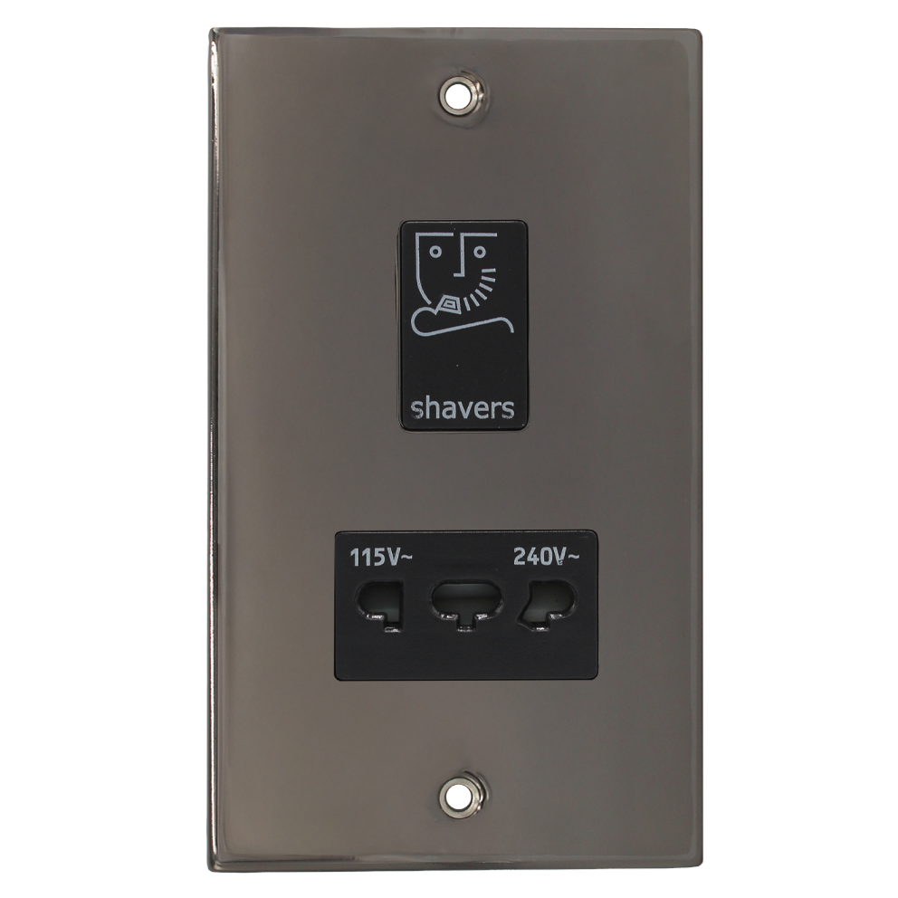 Dual Voltage Shaver Socket