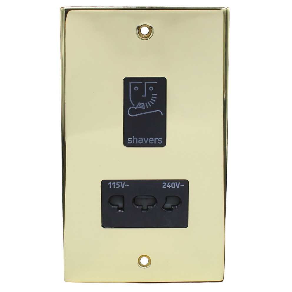 Dual Voltage Shaver Socket