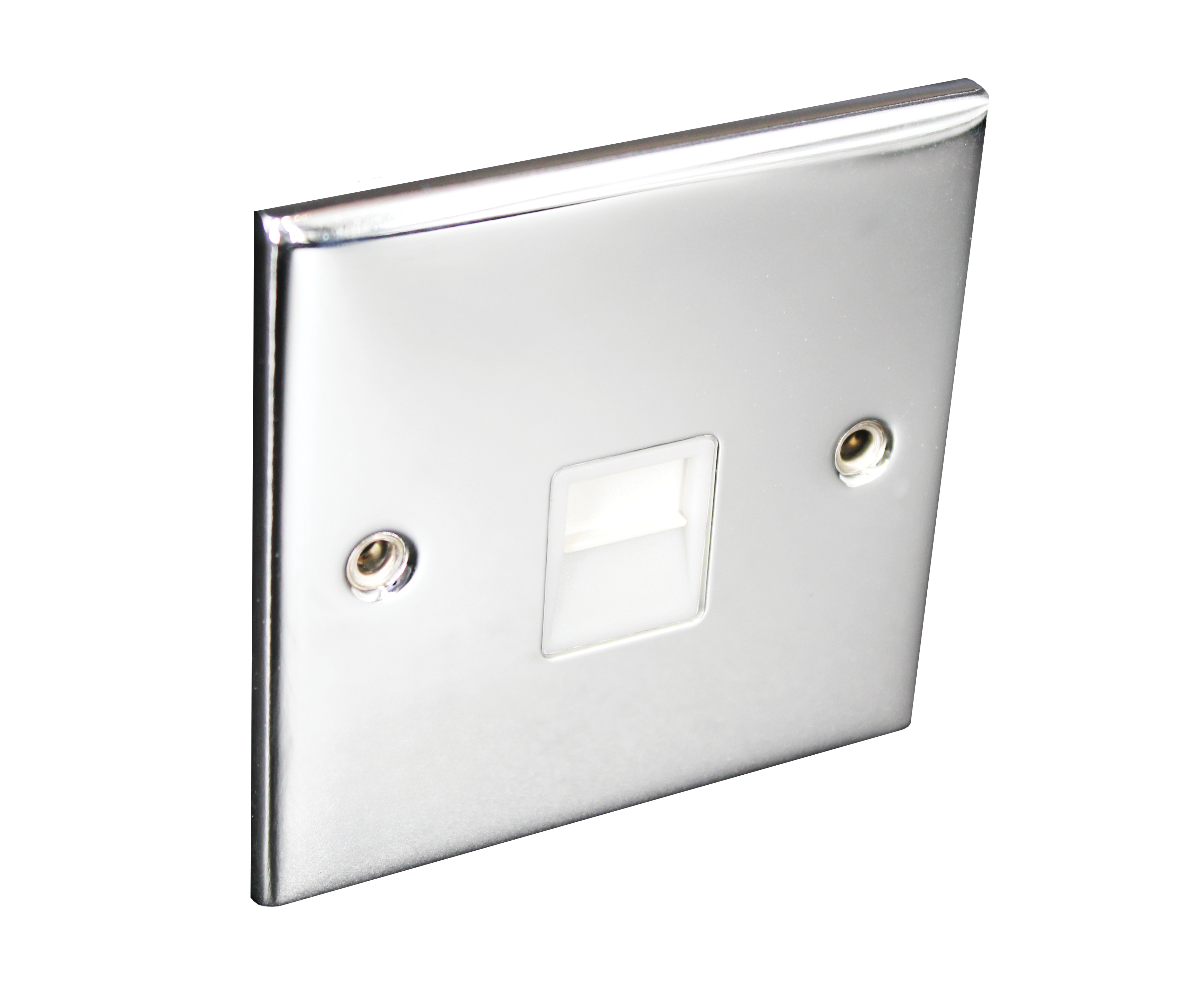 Master Telephone Socket - Polished Chrome