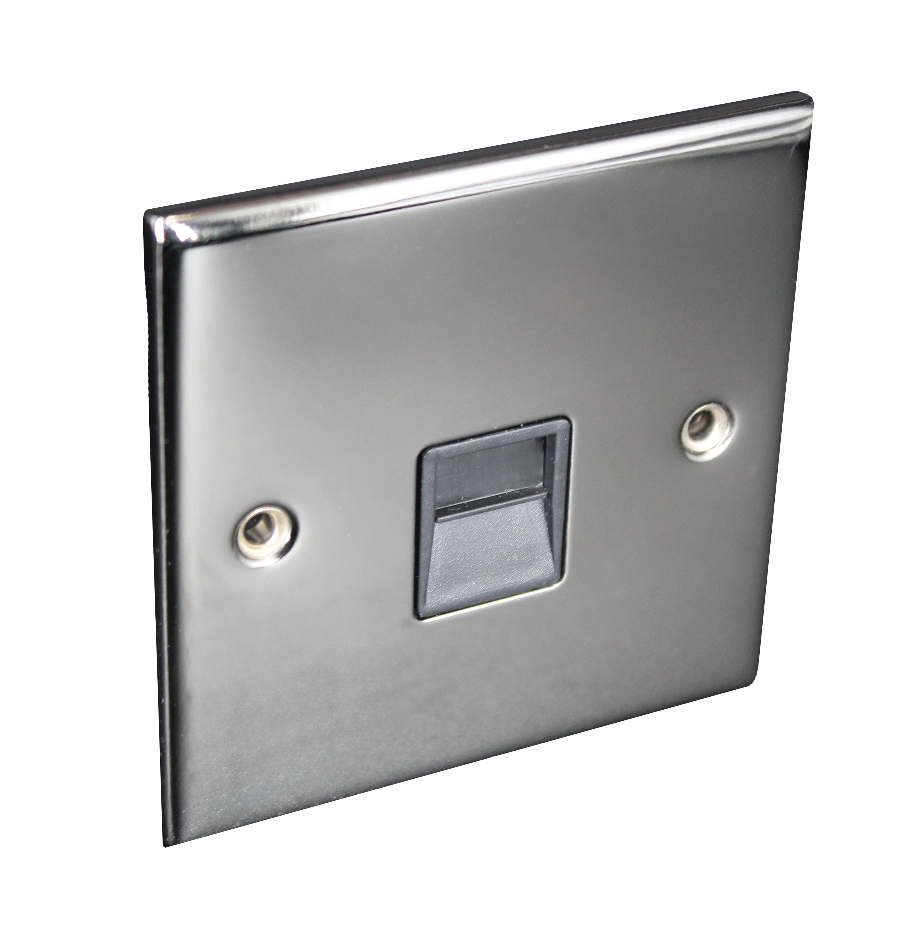 Master Telephone Socket - Black Nickel