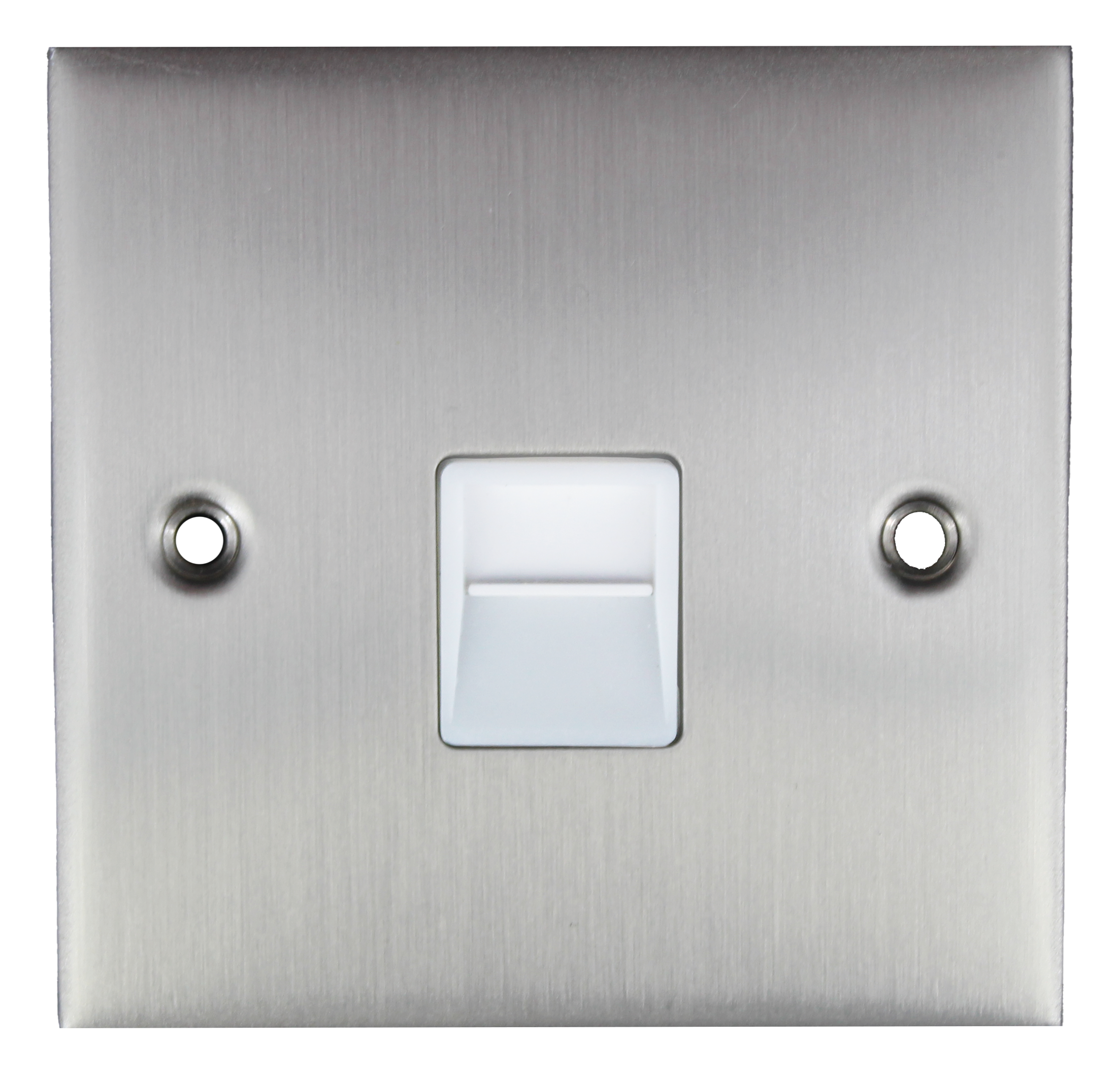 Master Telephone Socket - Satin Chrome