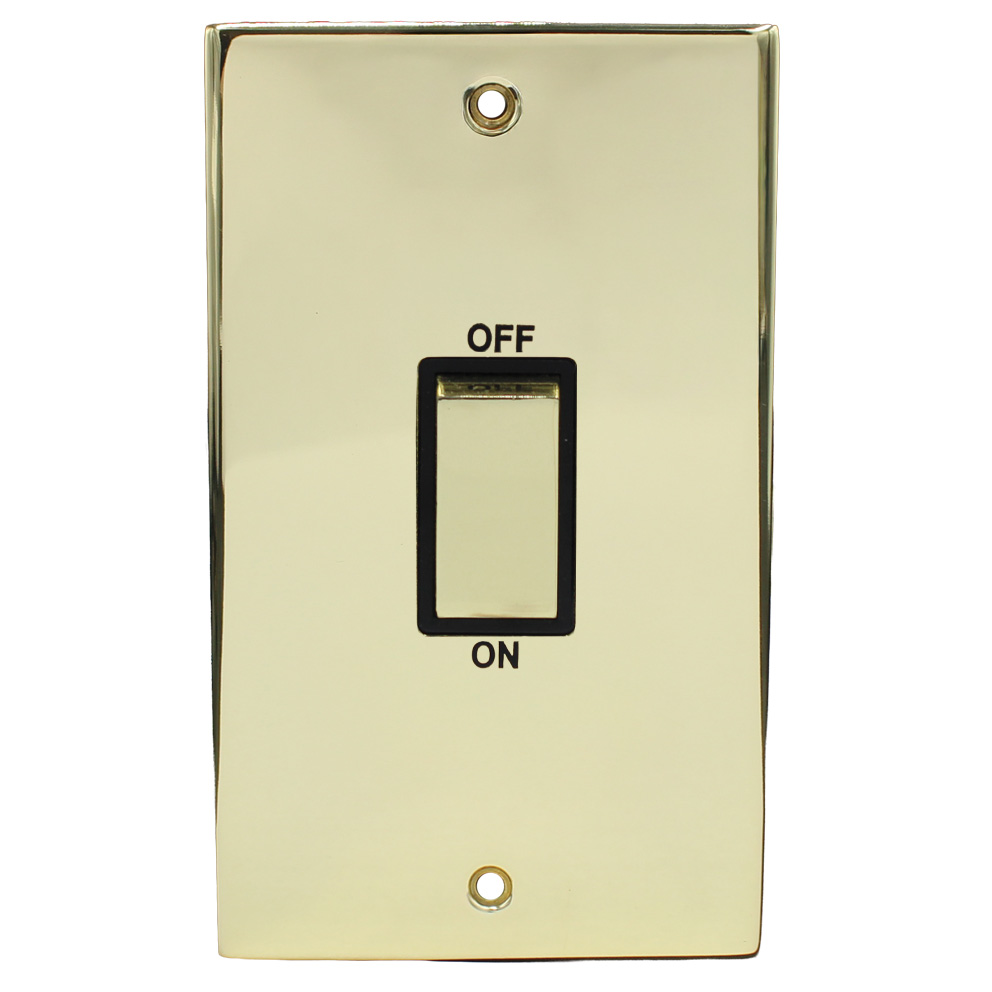 45A DP Switch with Neon (Tall Plate)