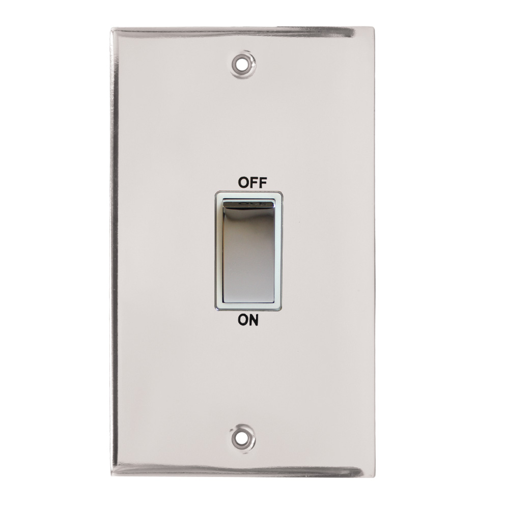 45A DP Switch with Neon (Tall Plate)