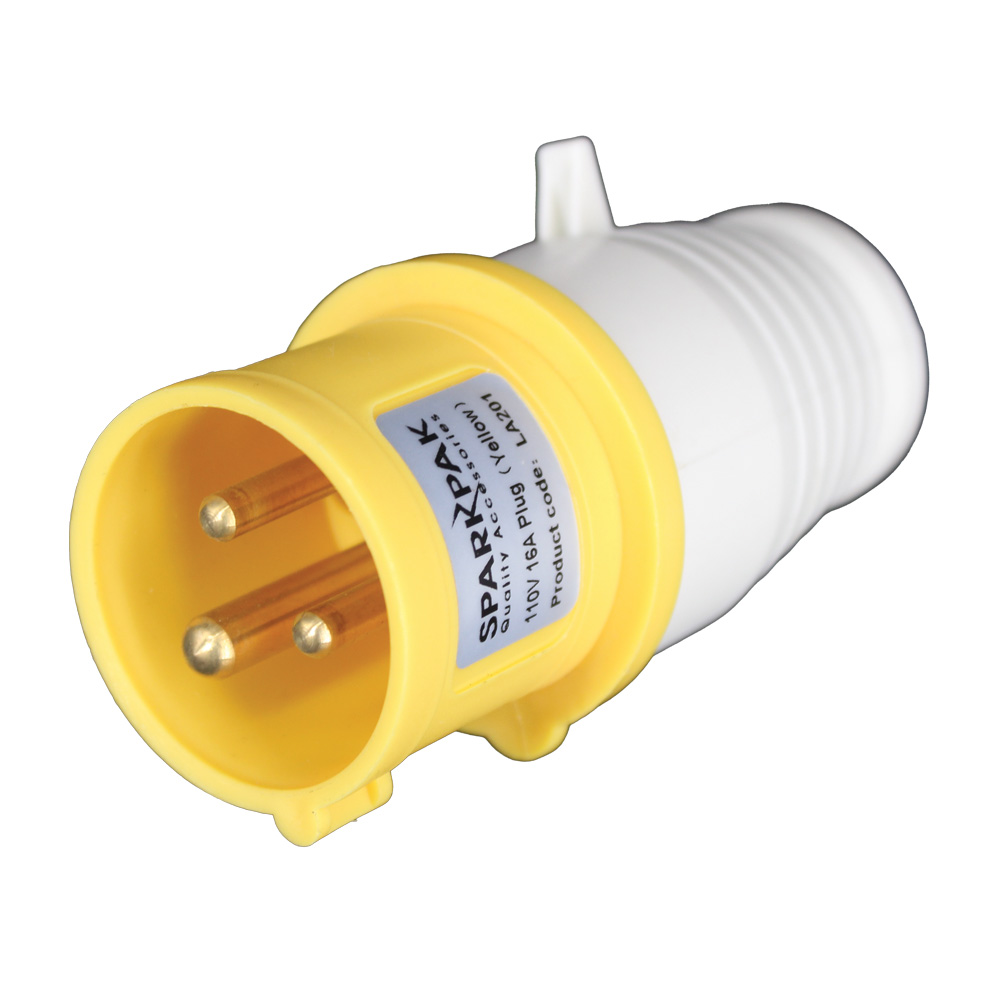 16A 110V Site Plug Yellow