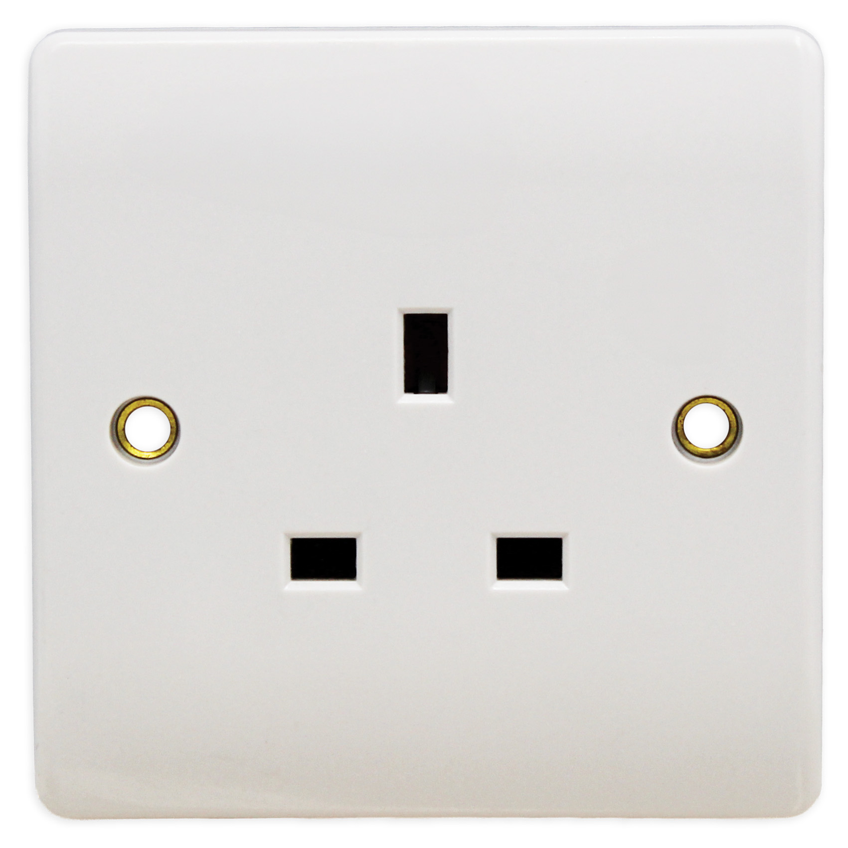 13A 1G Unswitched Socket Flush