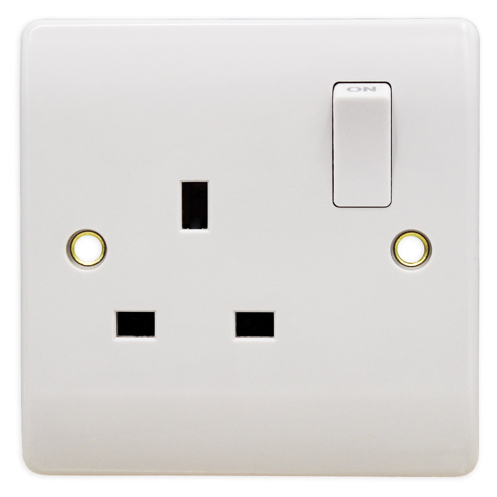 13A 1G Switched Socket Flush