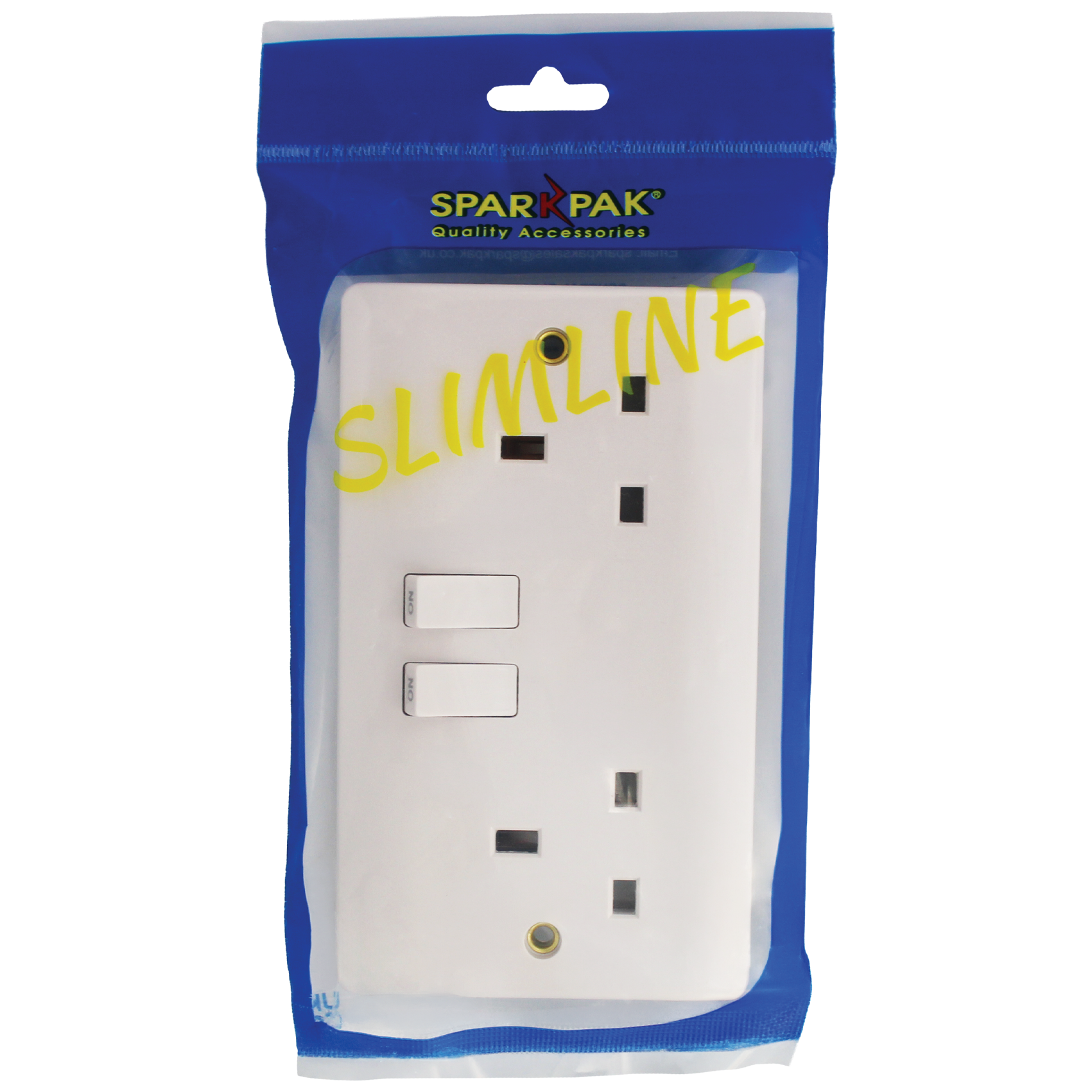 13A 2G Switched Socket Flush