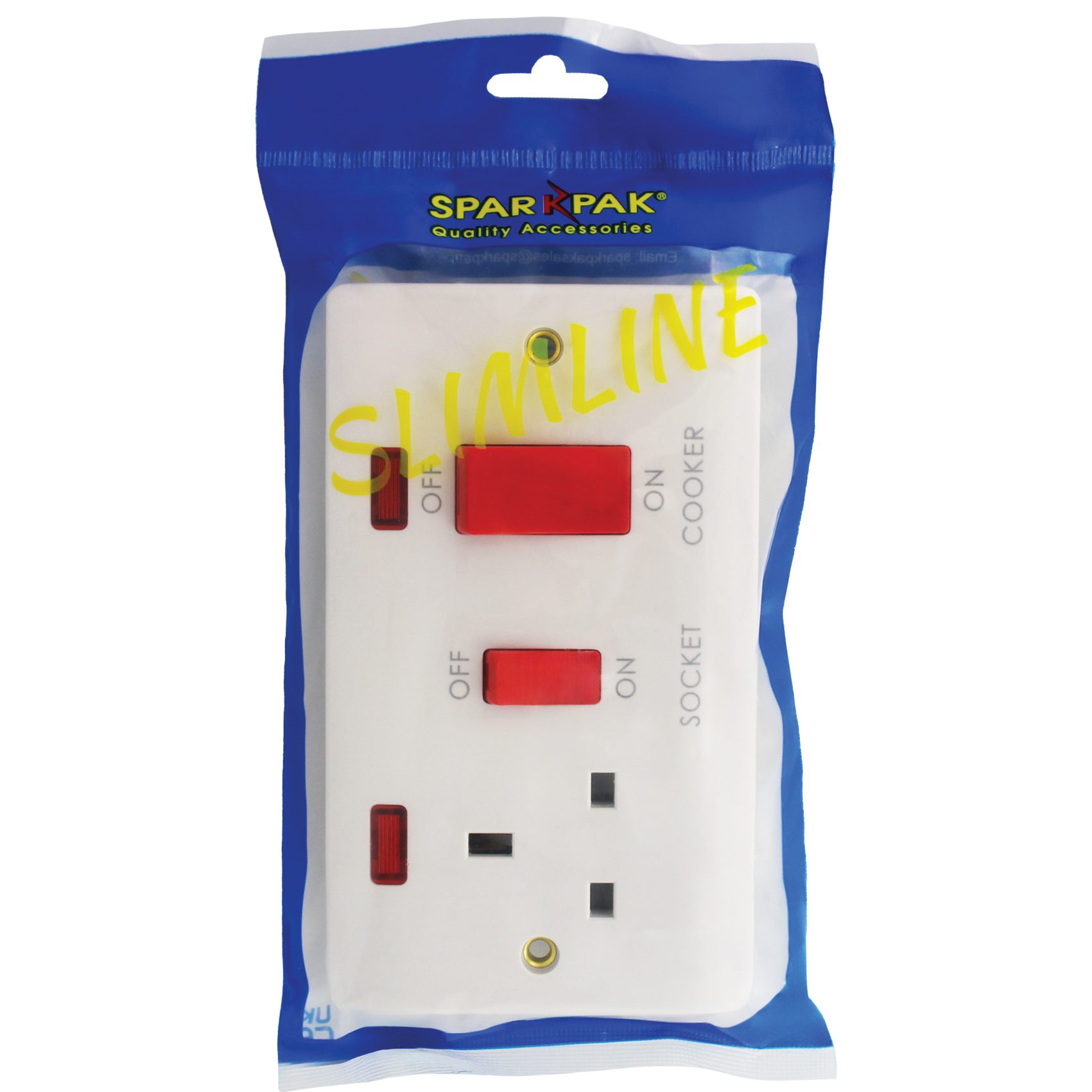 Cooker Control Unit & Socket with Neon
