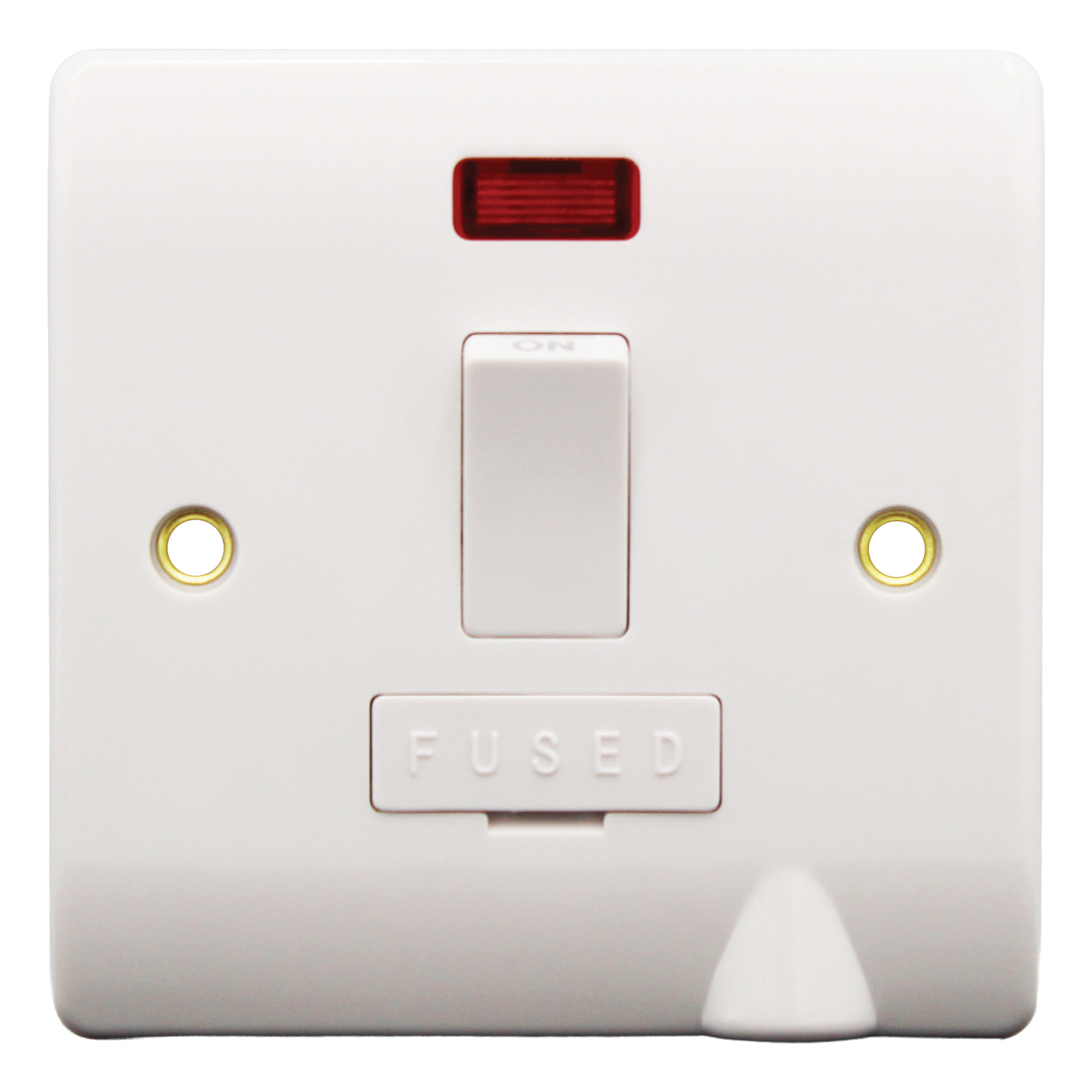 13A Switched Connection Unit with Neon and Flex Outlet