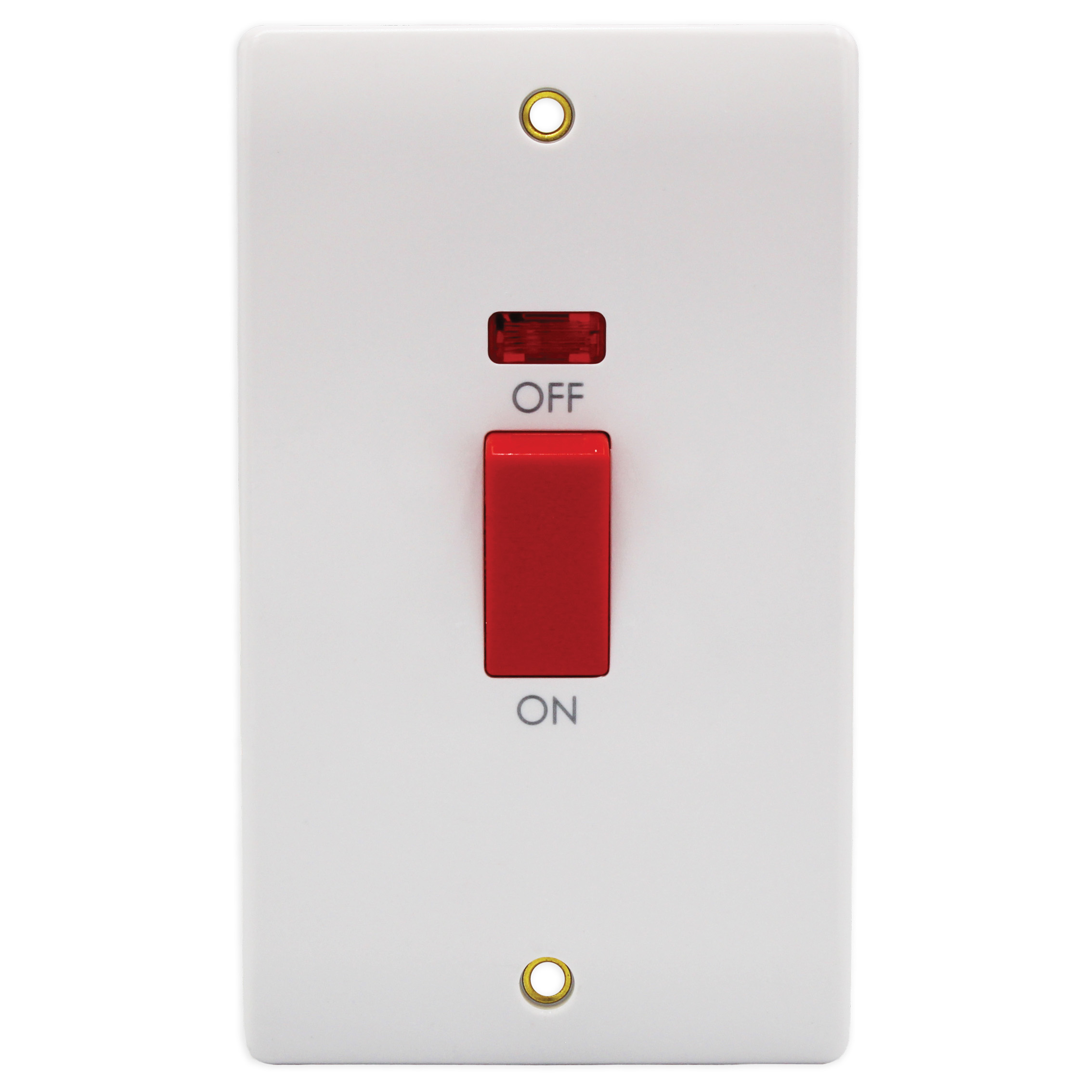 45A DP Switch with Neon (Tall Plate)