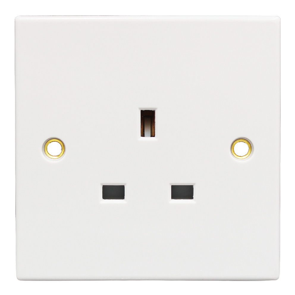 13A 1G Unswitched Socket Flush