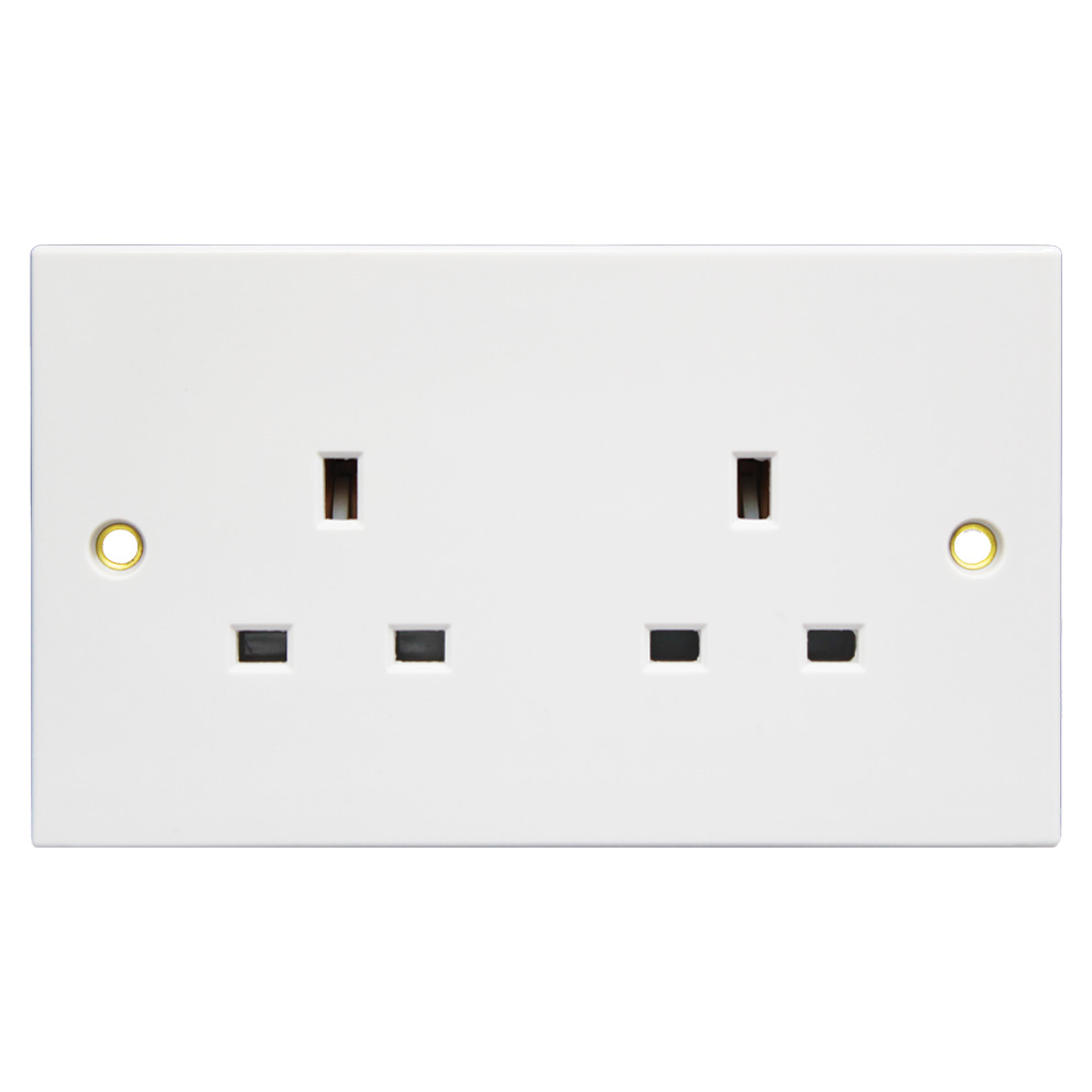13A Twin Socket Flush