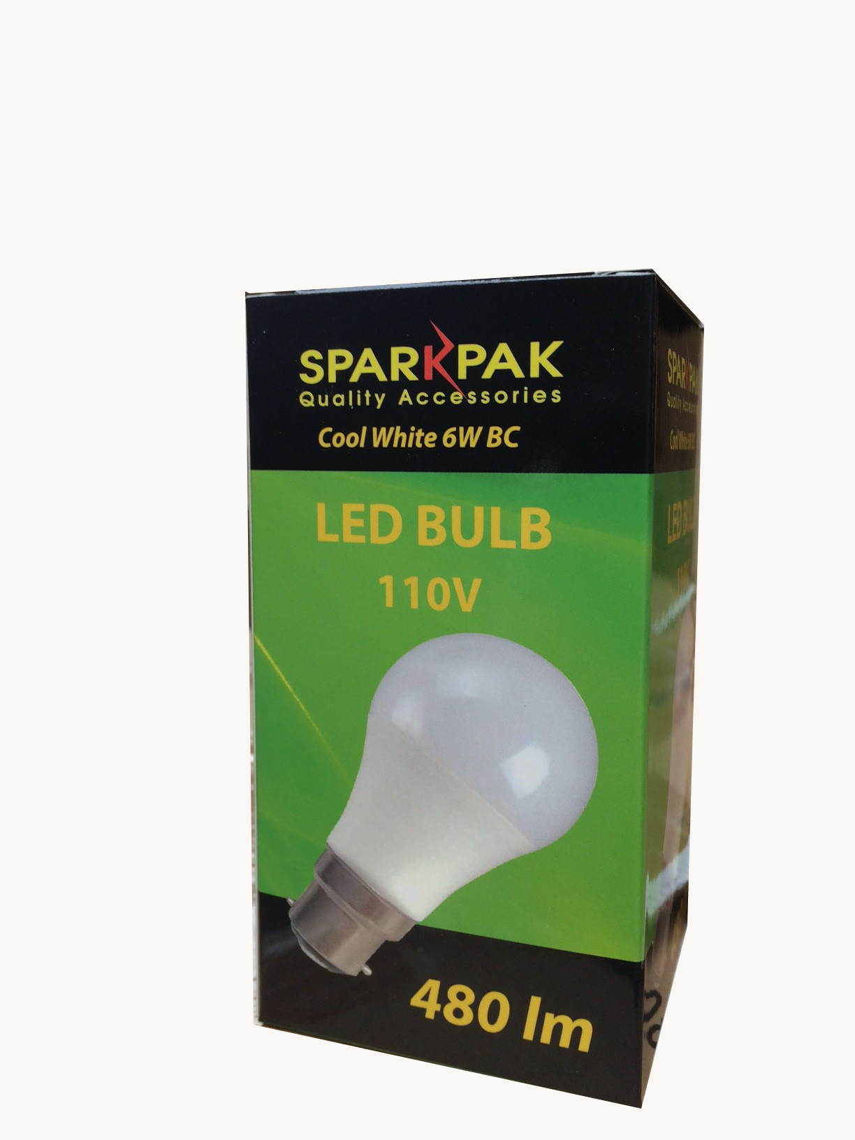 6W BC GLS LED Lamp 110V