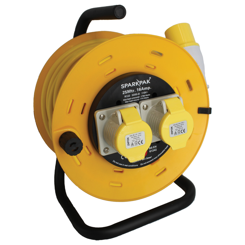 2G 25m Extension Reel 110V