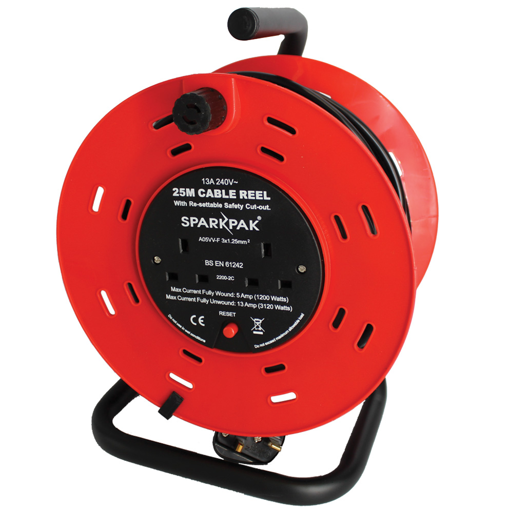 2G 25m Extension Reel 240V
