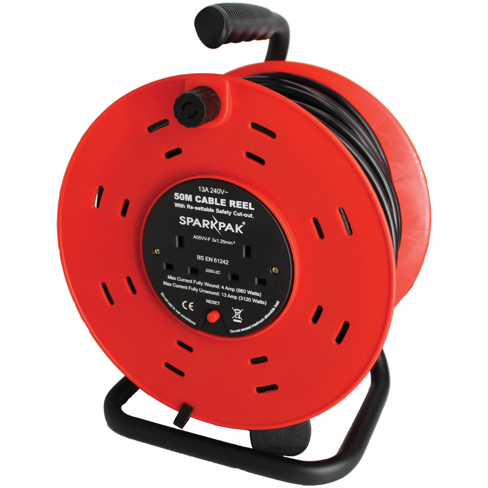 2G 50m Extension Reel 240V