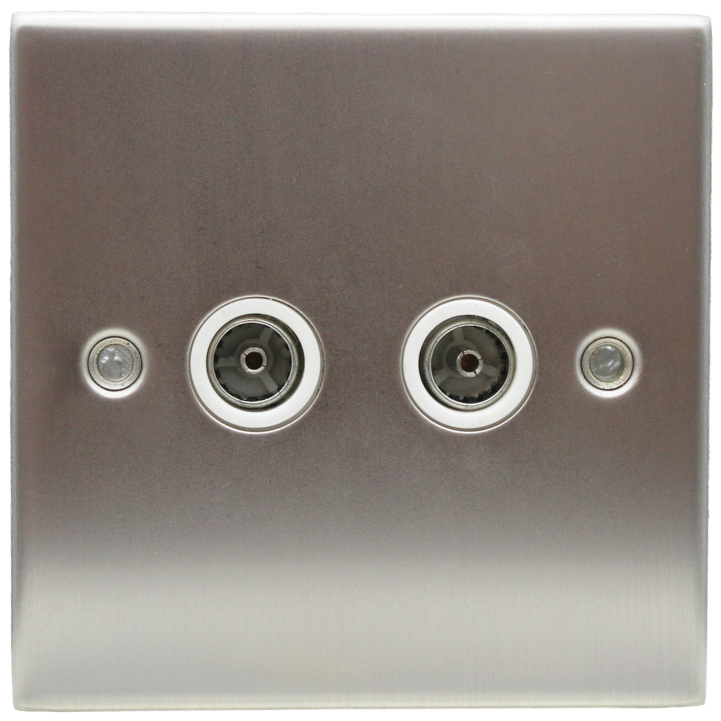 2G Coax Outlet Plate